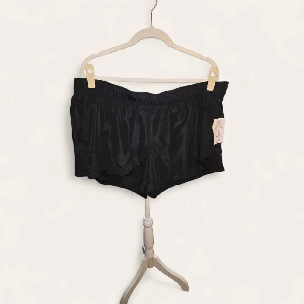 Athletic Works Women's PLUS Size 20 Black DriWorks Moisture Wicking Shorts